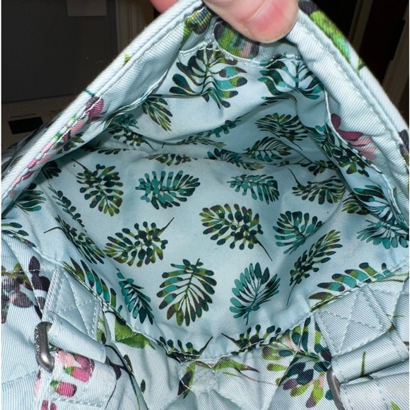 Vera Bradley Seawater Blooms Multi-Strap Shoulder Bag in Performance Twill - Picture 2 of 8